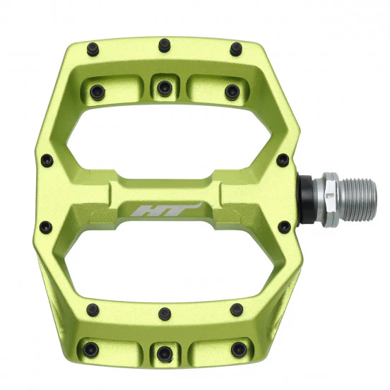 Pédales Plates HT COMPONENTS SPIDER AF03 Vert