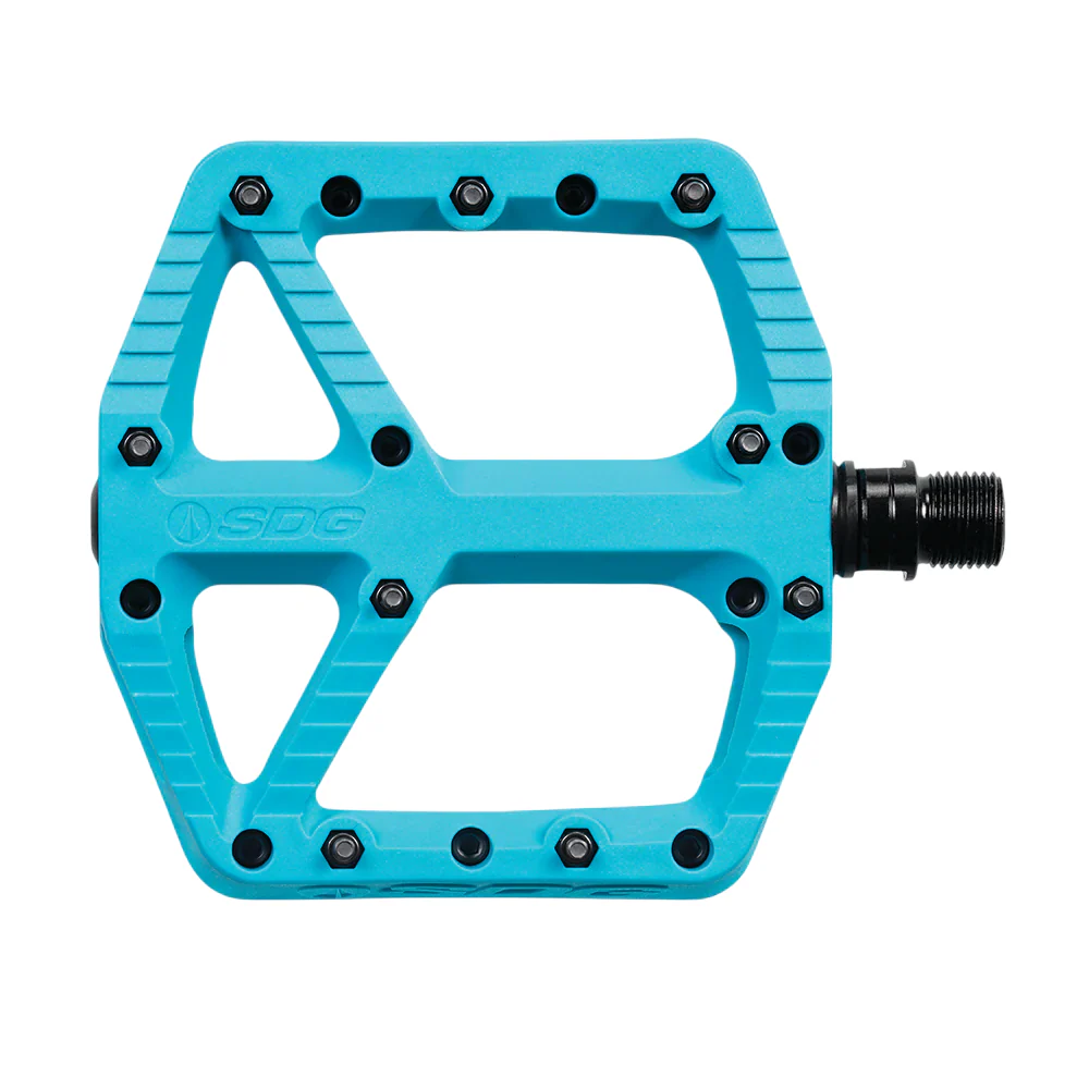 Pédales Plates SDG COMP Composite Turquoise - Image 2