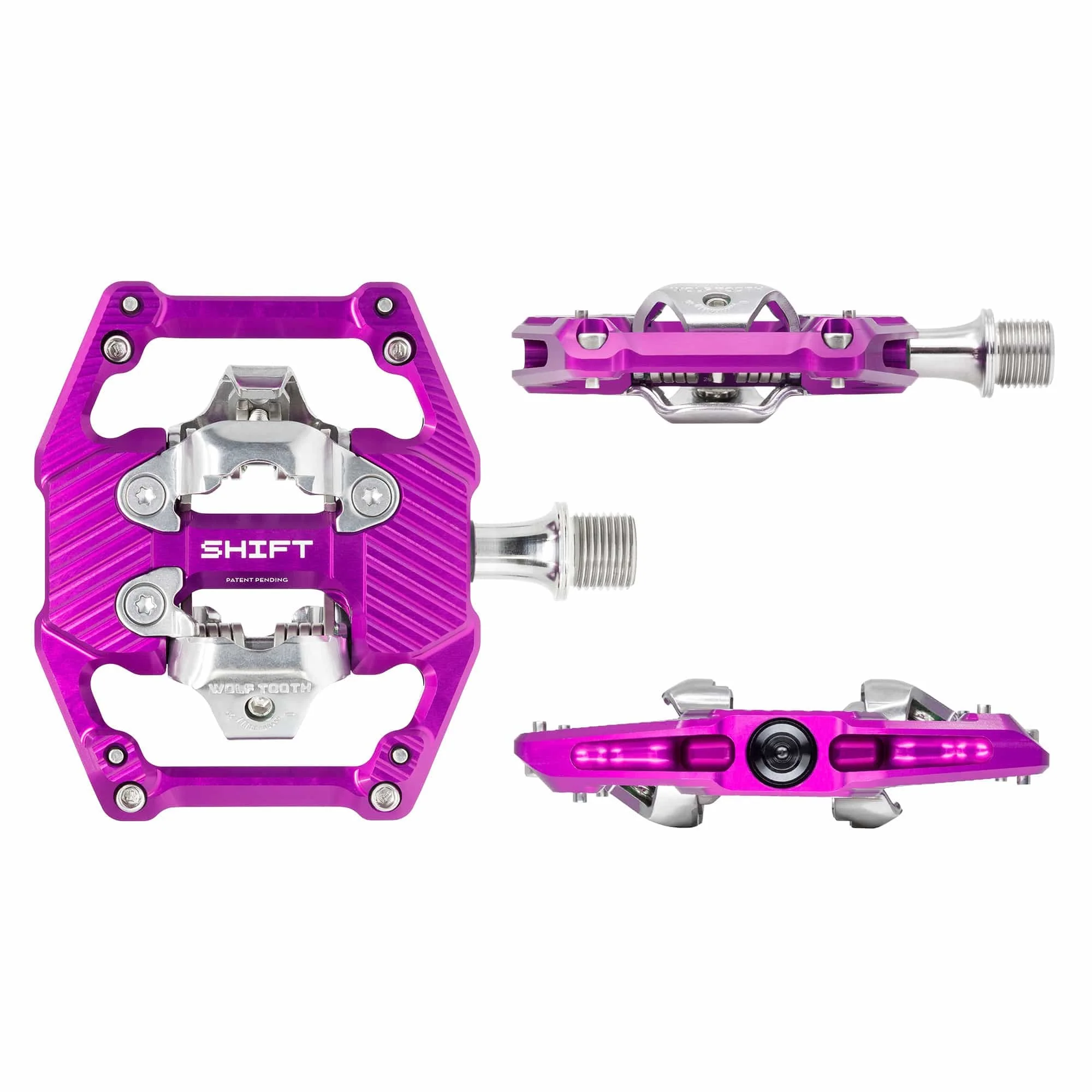 Pédales WOLF TOOTH GRAVITY CLIPLESS Violet - Image 4