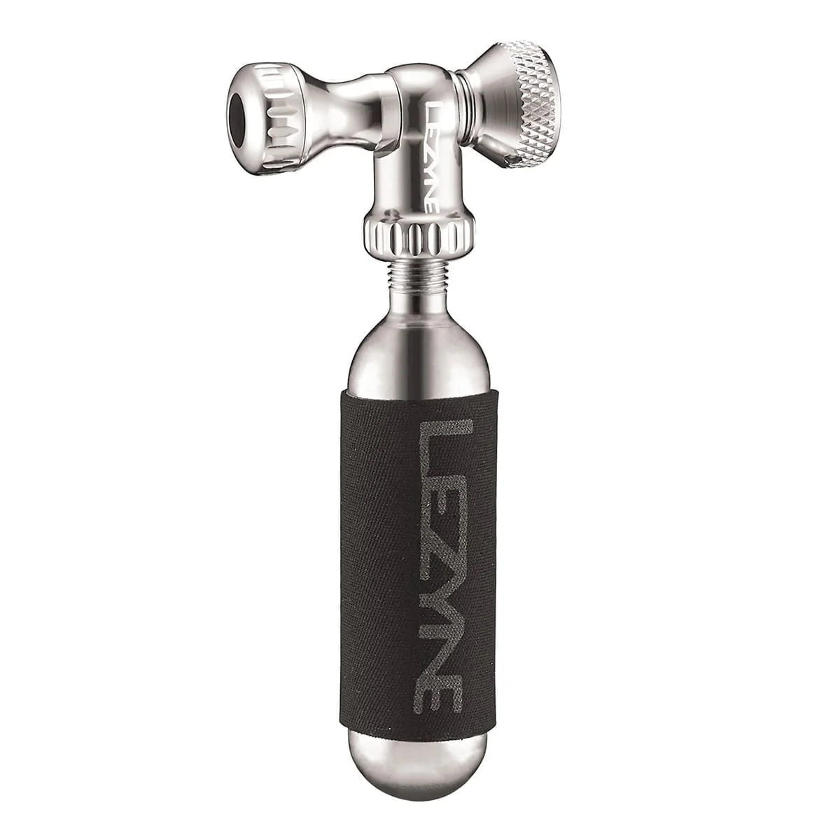 Percuteur CO2 LEZYNE CONTROL DRIVE + Cartouche CO2 Filetée 16 g (x1) Argent