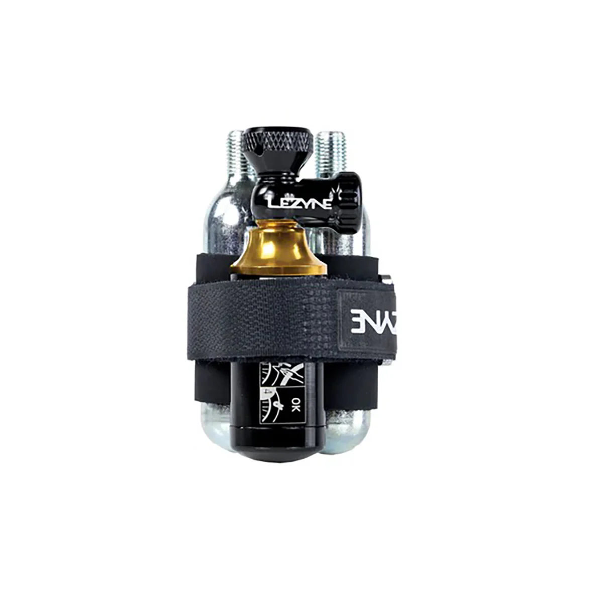 Kit de Réparation Tubeless Percuteur CO2 LEZYNE BLASTER + 5 Mèches + 2x Cartouches CO2 - Image 3