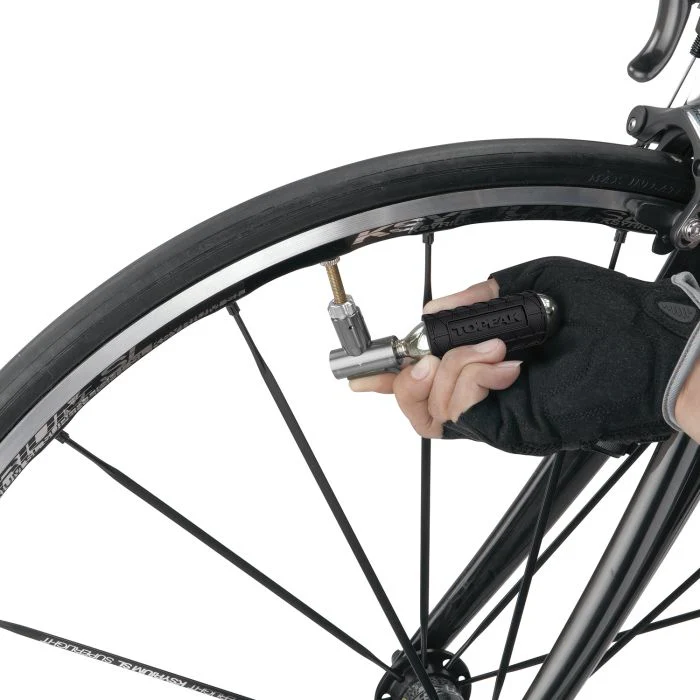 Percuteur CO2 TOPEAK AIRBOOSTER + Cartouche CO2 Filetée 16 g (x1) - Image 2