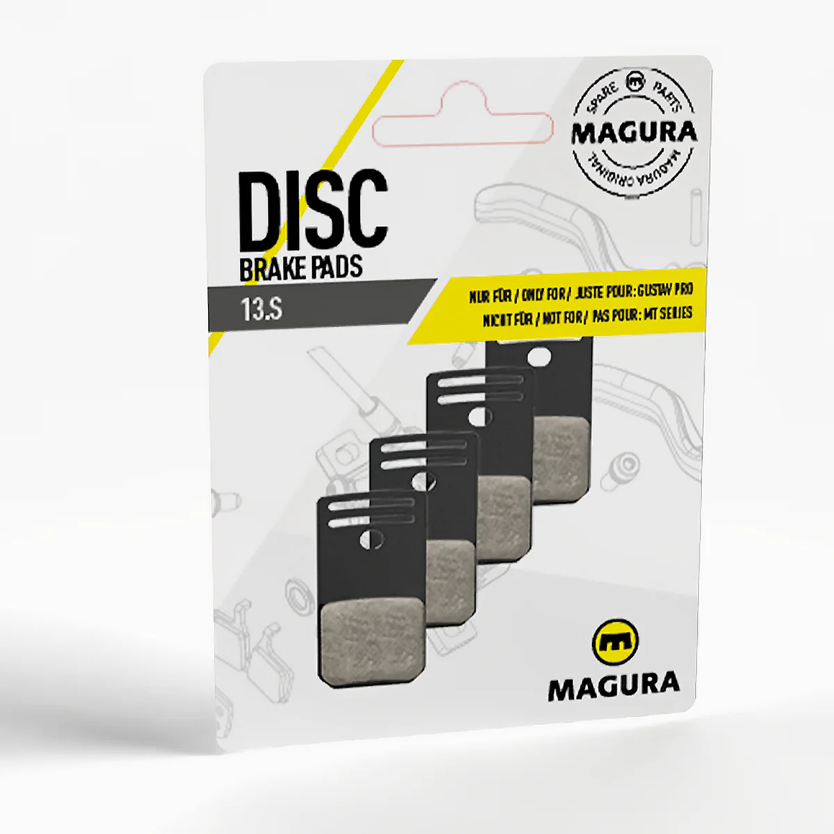 Plaquettes Organiques MAGURA GUSTAV PRO 13.S (lot de 4) - Image 2