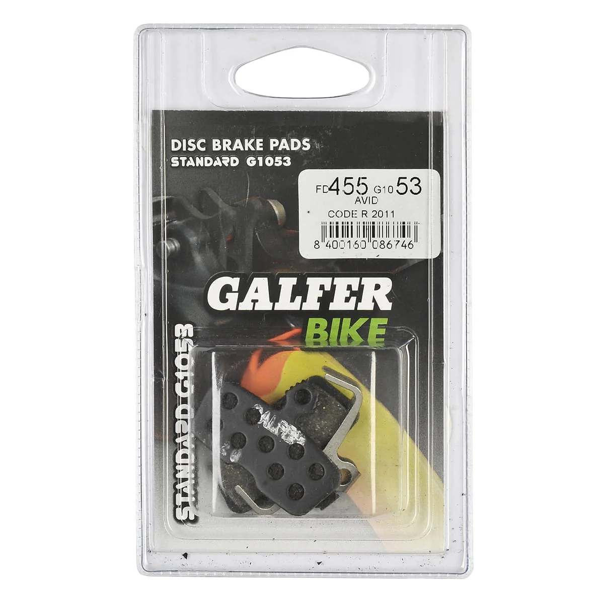 Plaquettes Semi-Métalliques GALFER PERFORMANCE Avid Code (>2011) / Sram Guide RE / Motive - Image 3