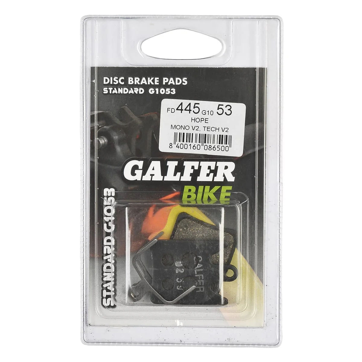 Plaquettes Semi-Métalliques GALFER PERFORMANCE Hope Mono V2 / Tech V2 - Image 3