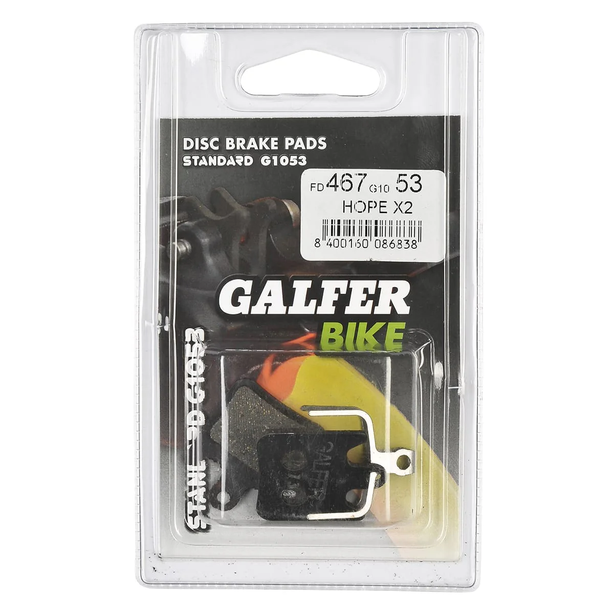 Plaquettes Semi-Métalliques GALFER PERFORMANCE Hope X2 - Image 3