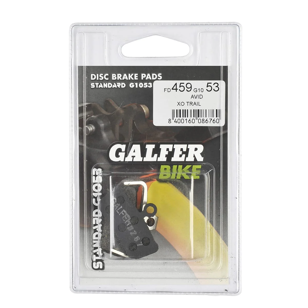 Plaquettes Semi-Métalliques GALFER PERFORMANCE SRAM Guide / Avid X0 Trail / Elixir Trail - Image 3