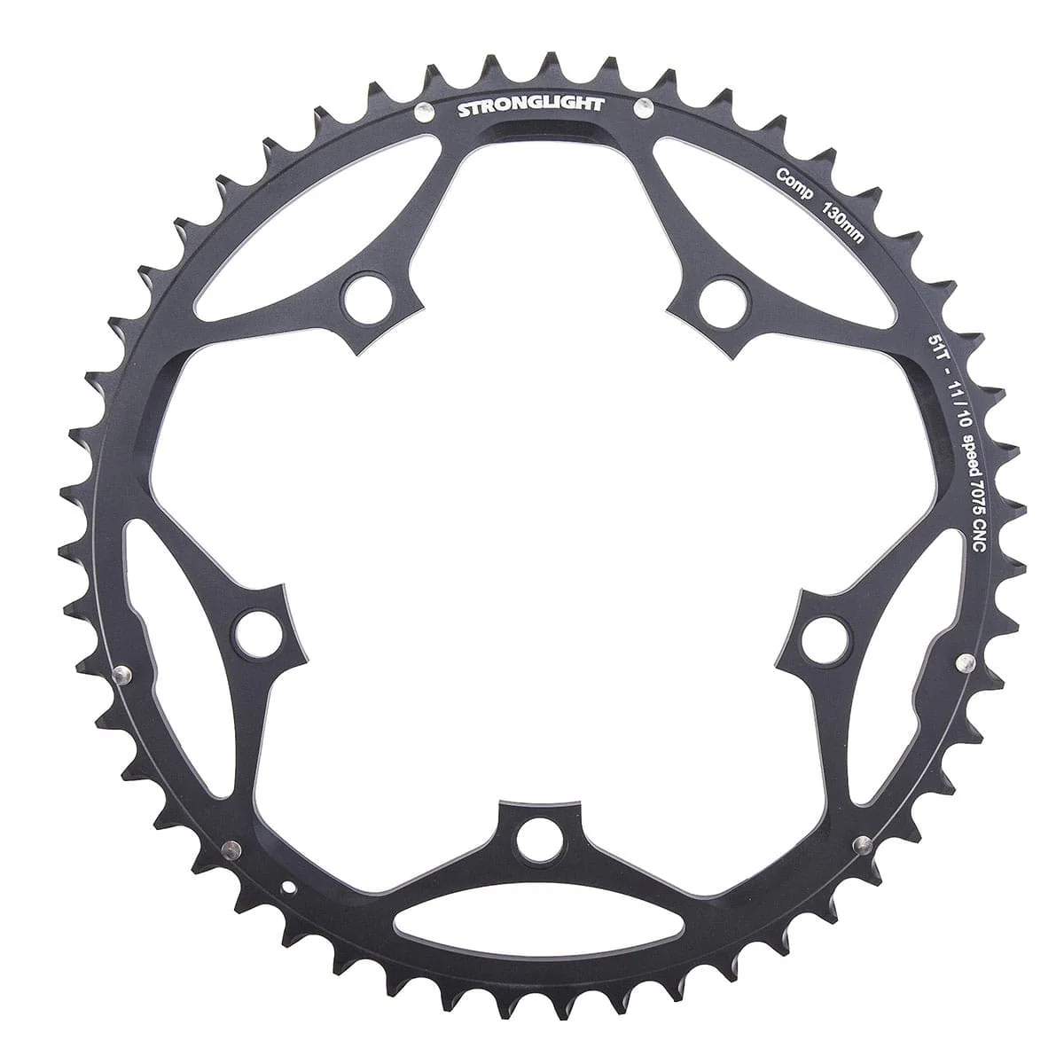 Plateau Extérieur 10/11V STRONGLIGHT ALU 7075 Type S 130mm