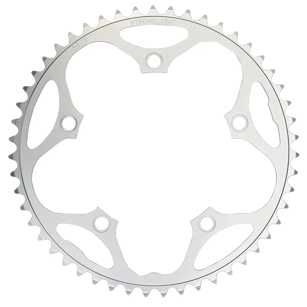 Plateau Extérieur 9/10V STRONGLIGHT ALU 5083 Type S 130mm Argent