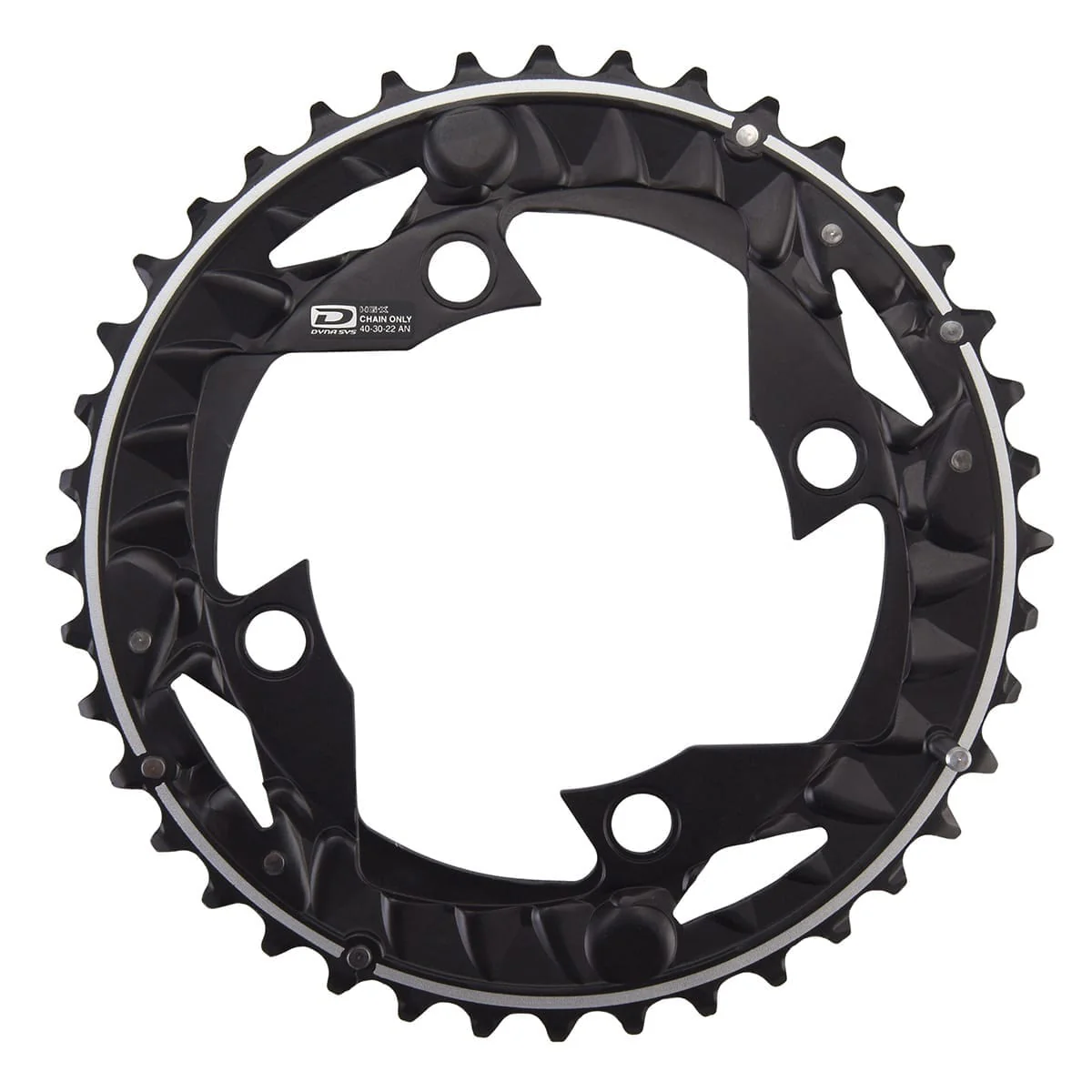 Plateau Extérieur SHIMANO DEORE M612 10V Triple 4 Trous 96mm