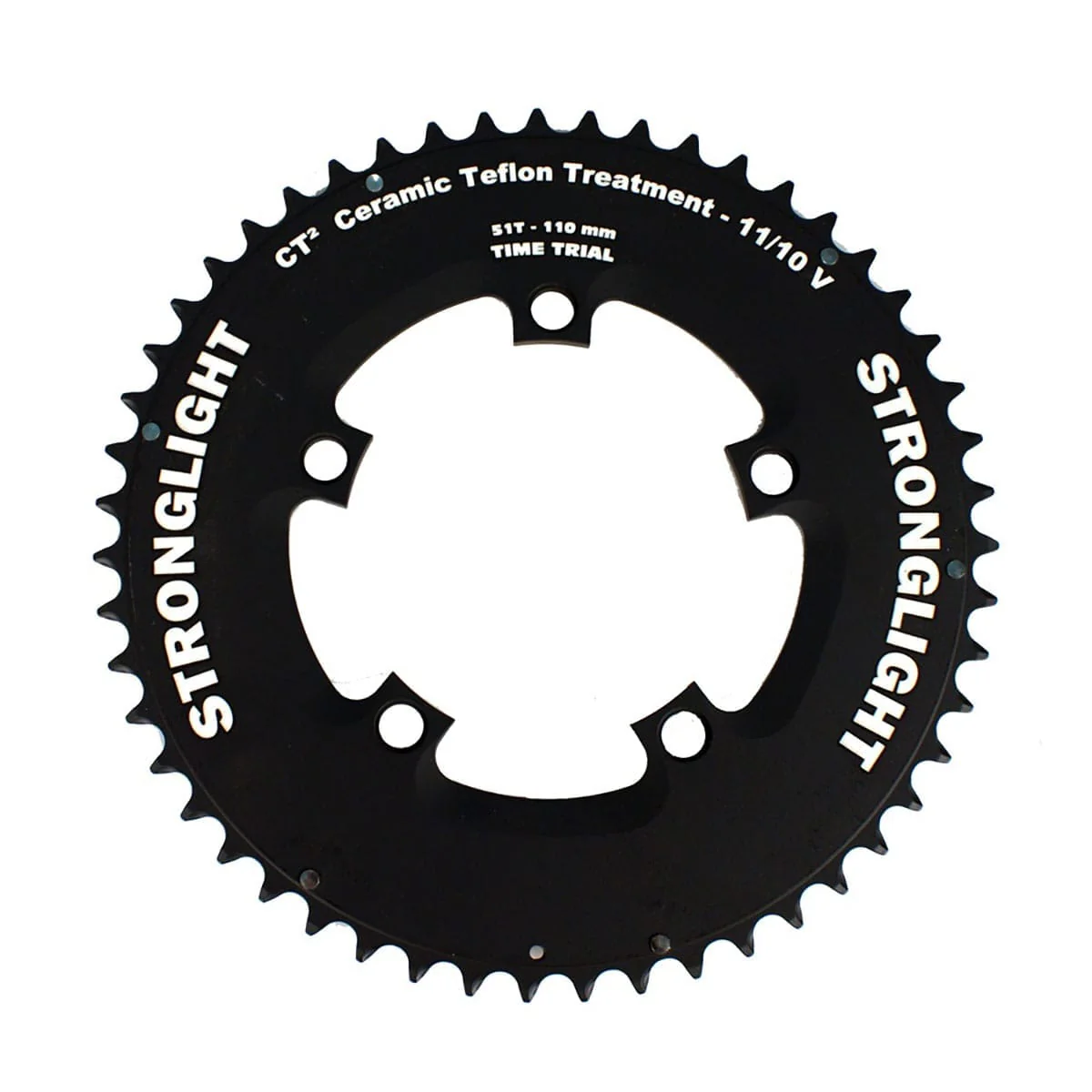 Plateau Extérieur 10/11V STRONGLIGHT CT² TIME TRIAL Type S 110mm