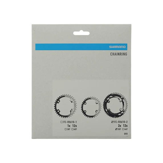 Plateau Intérieur 12V SHIMANO GRX RX610 80mm - Image 2