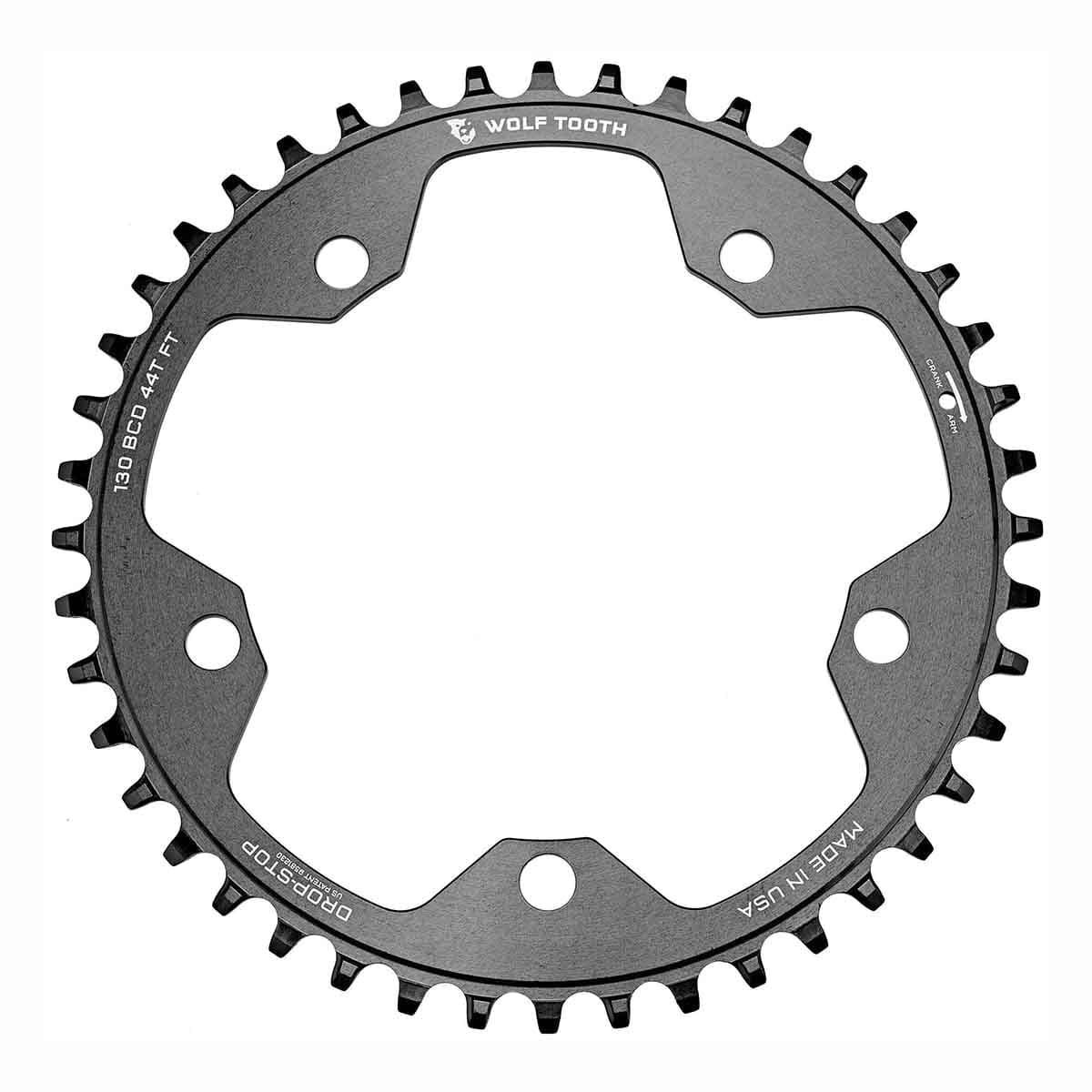 Plateau Mono 9/10/11/12V WOLF TOOTH CYCLOCROSS FLAT TOP 130mm - Image 2