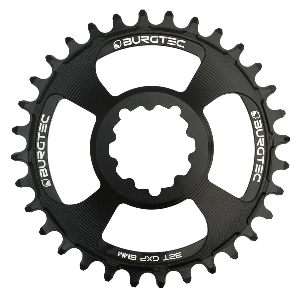 Plateau Mono BURGTEC GXP THICK THIN 9/10/11/12V Direct Mount Narrow Wide Offset 6mm Noir - Image 2