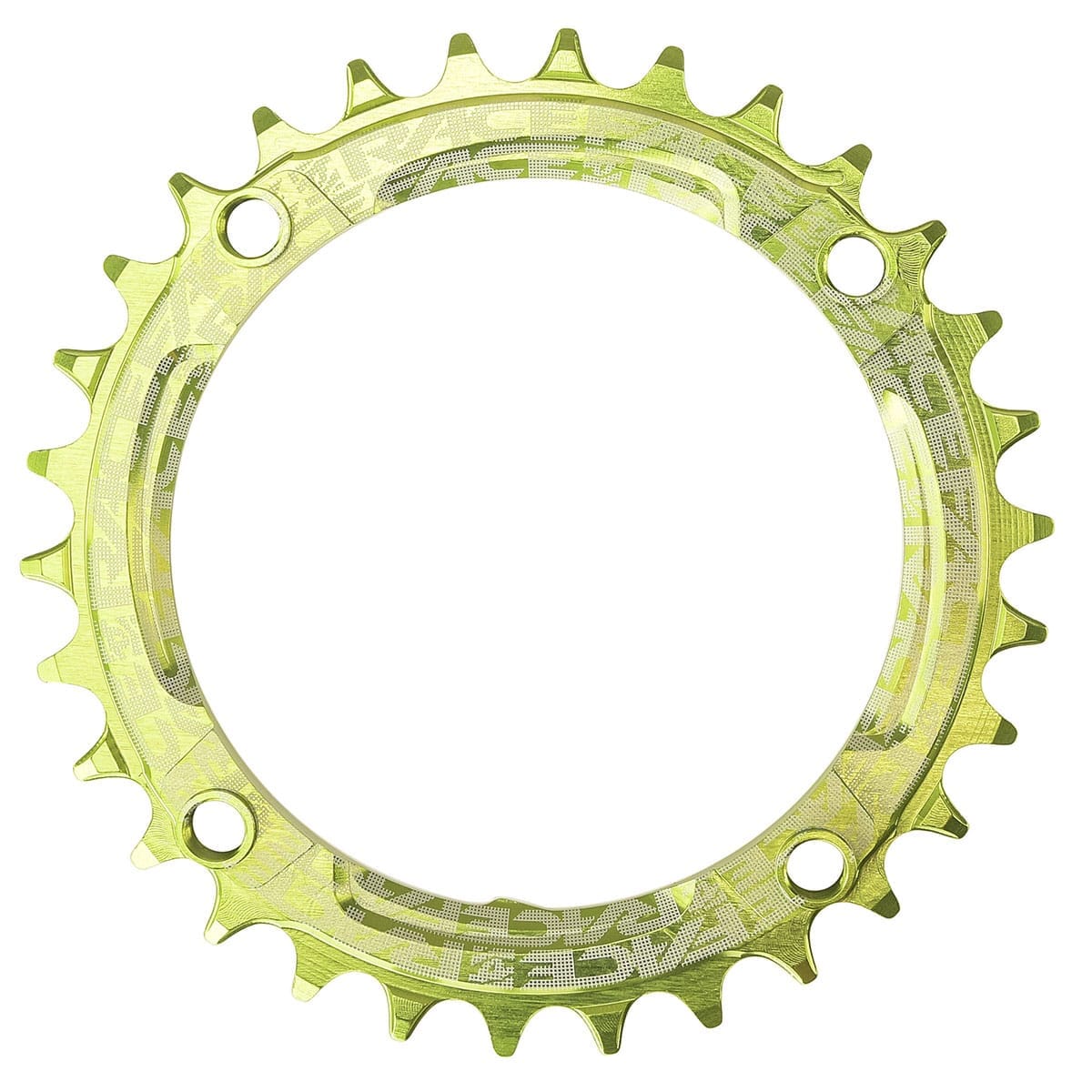 Plateau Mono RACE FACE NARROW WIDE 9/10/11/12V 4 Trous 104mm Vert