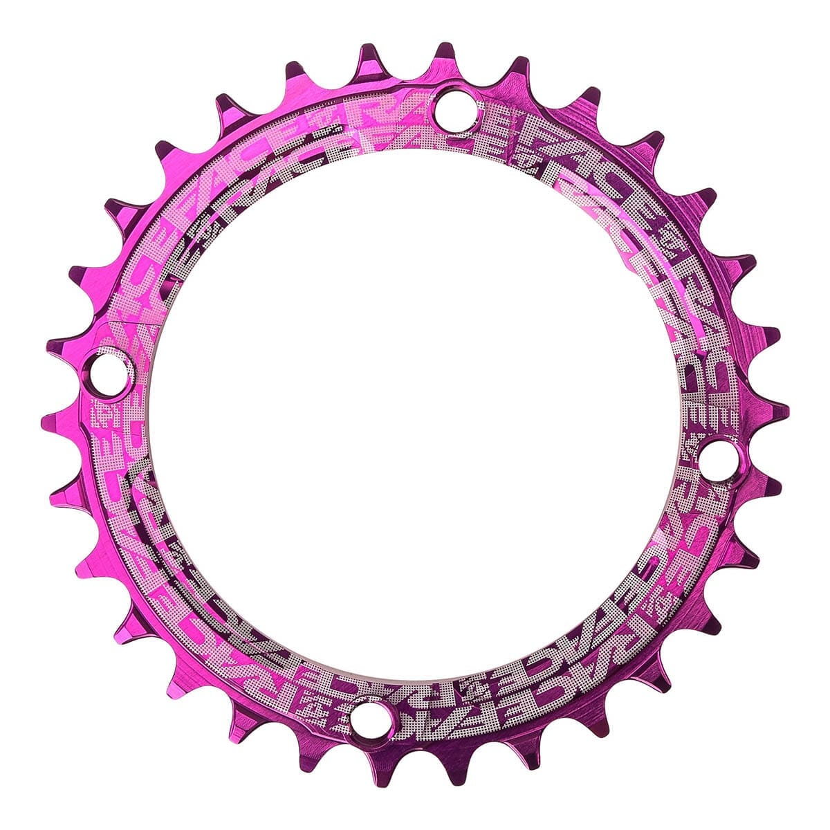 Plateau Mono RACE FACE NARROW WIDE 9/10/11/12V 4 Trous 104mm Violet