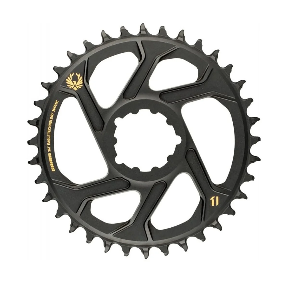 Plateau Mono SRAM EAGLE X-SYNC2 NARROW WIDE 12V Direct Mount Offset 6mm Or - Image 2