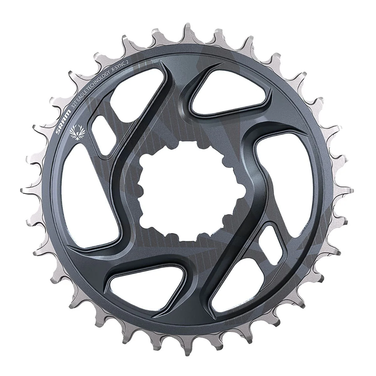 Plateau Mono SRAM EAGLE X-SYNC 2 BOOST 11/12V Direct Mount Offset 3mm Gris