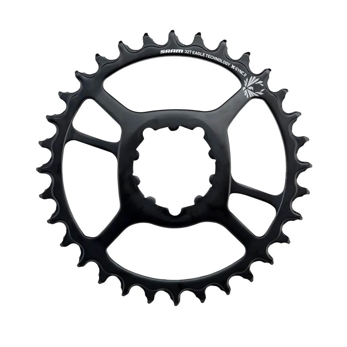 Plateau Mono SRAM EAGLE X-SYNC 2 12V Direct Mount Offset 6mm Acier Noir