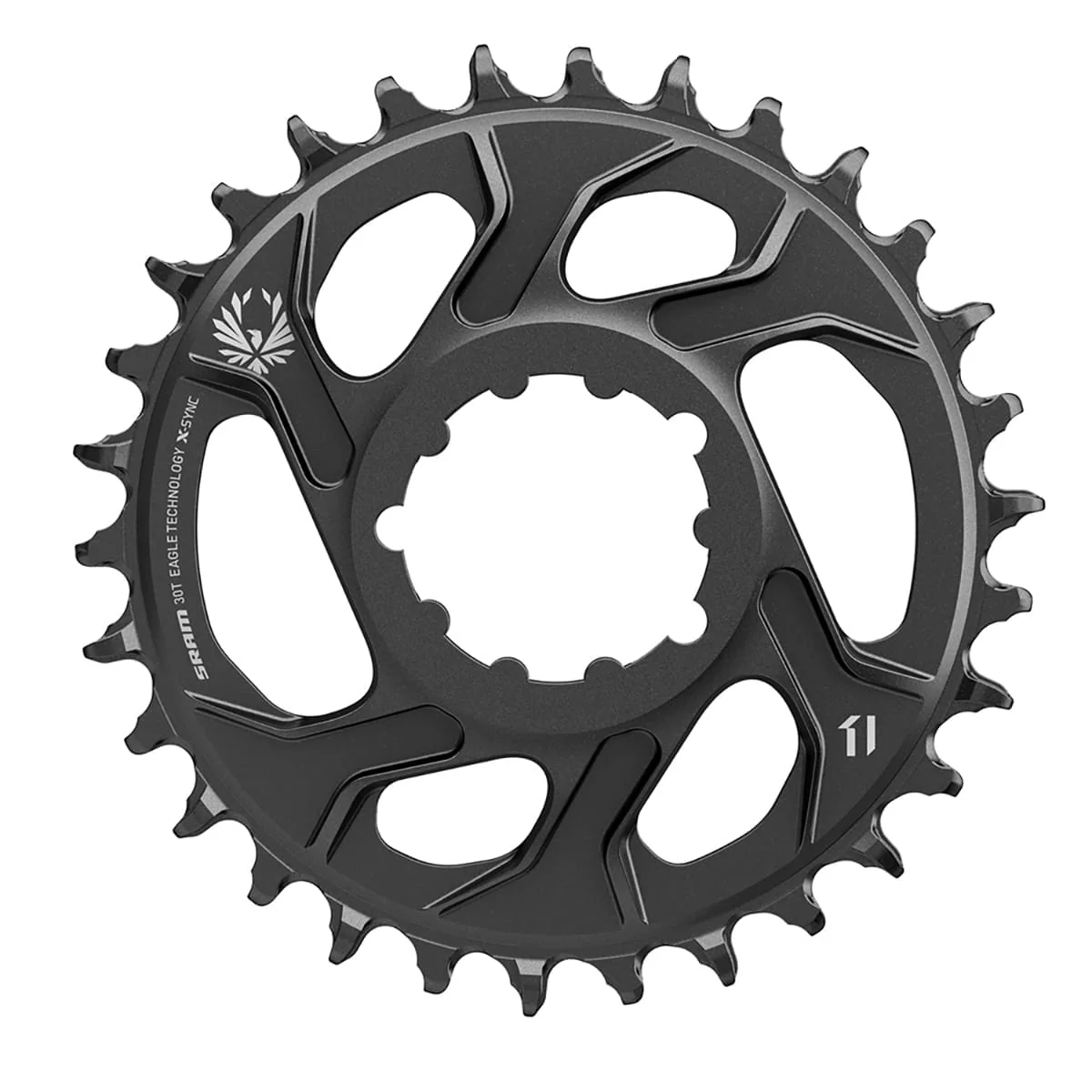 Plateau Mono SRAM EAGLE X-SYNC 2 12V Direct Mount Offset 6mm Alu Noir
