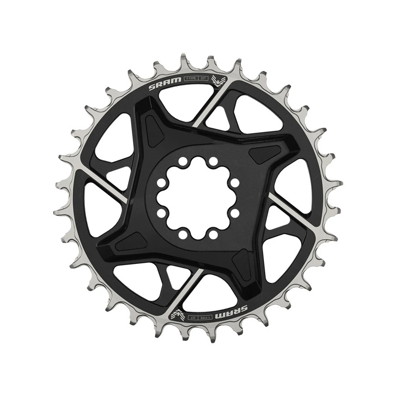 Plateau Mono SRAM X0 T-TYPE EAGLE BOOST 12V Direct Mount Offset 3mm Noir