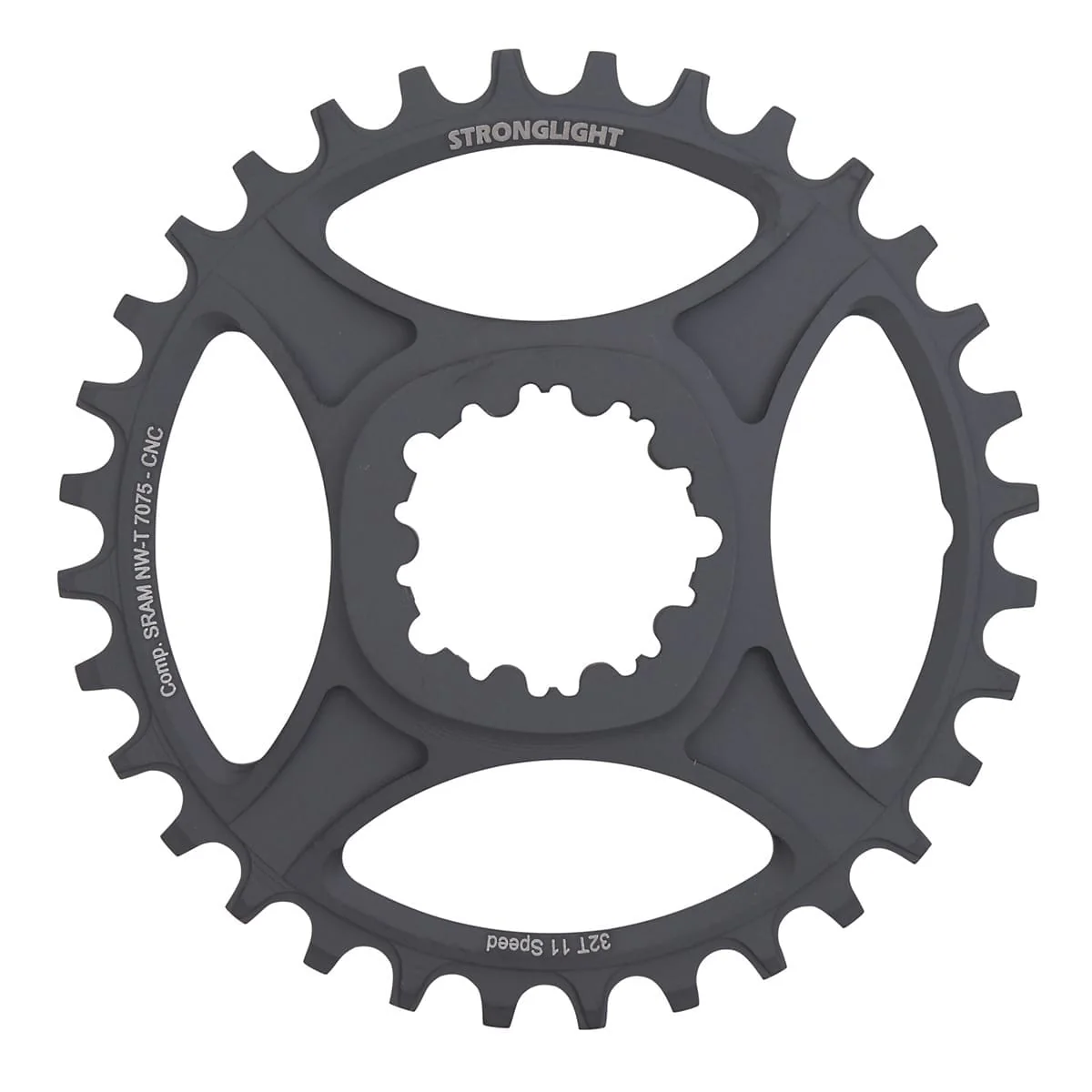 Plateau Mono STRONGLIGHT HT3 NARROW WIDE 11V Sram Direct Mount Offset 6mm