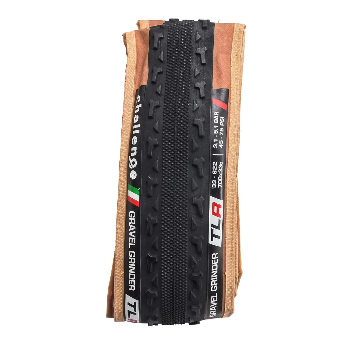 Pneu CHALLENGE GRAVEL GRINDER 700x33c Tubeless Ready Beige - Image 3