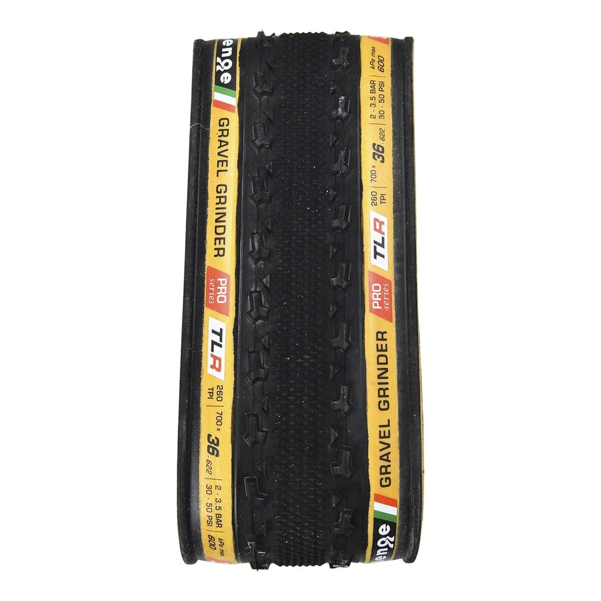 Pneu CHALLENGE GRAVEL GRINDER 700x36c Tubeless Ready Beige - Image 2