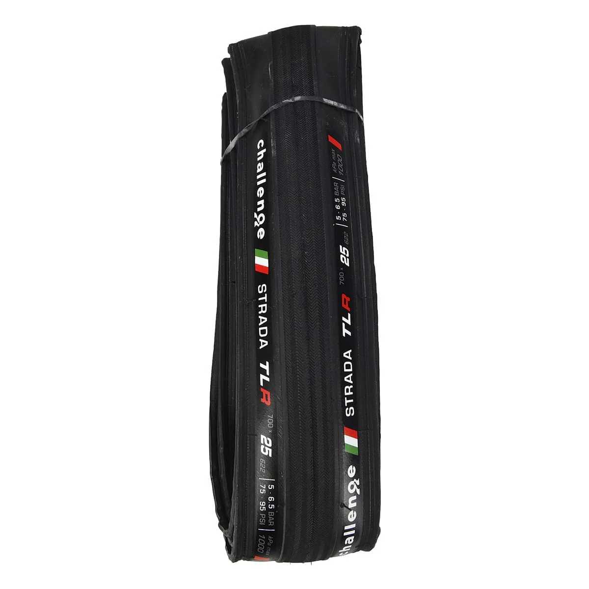 Pneu CHALLENGE STRADA 700c Tubeless Ready Noir - Image 2