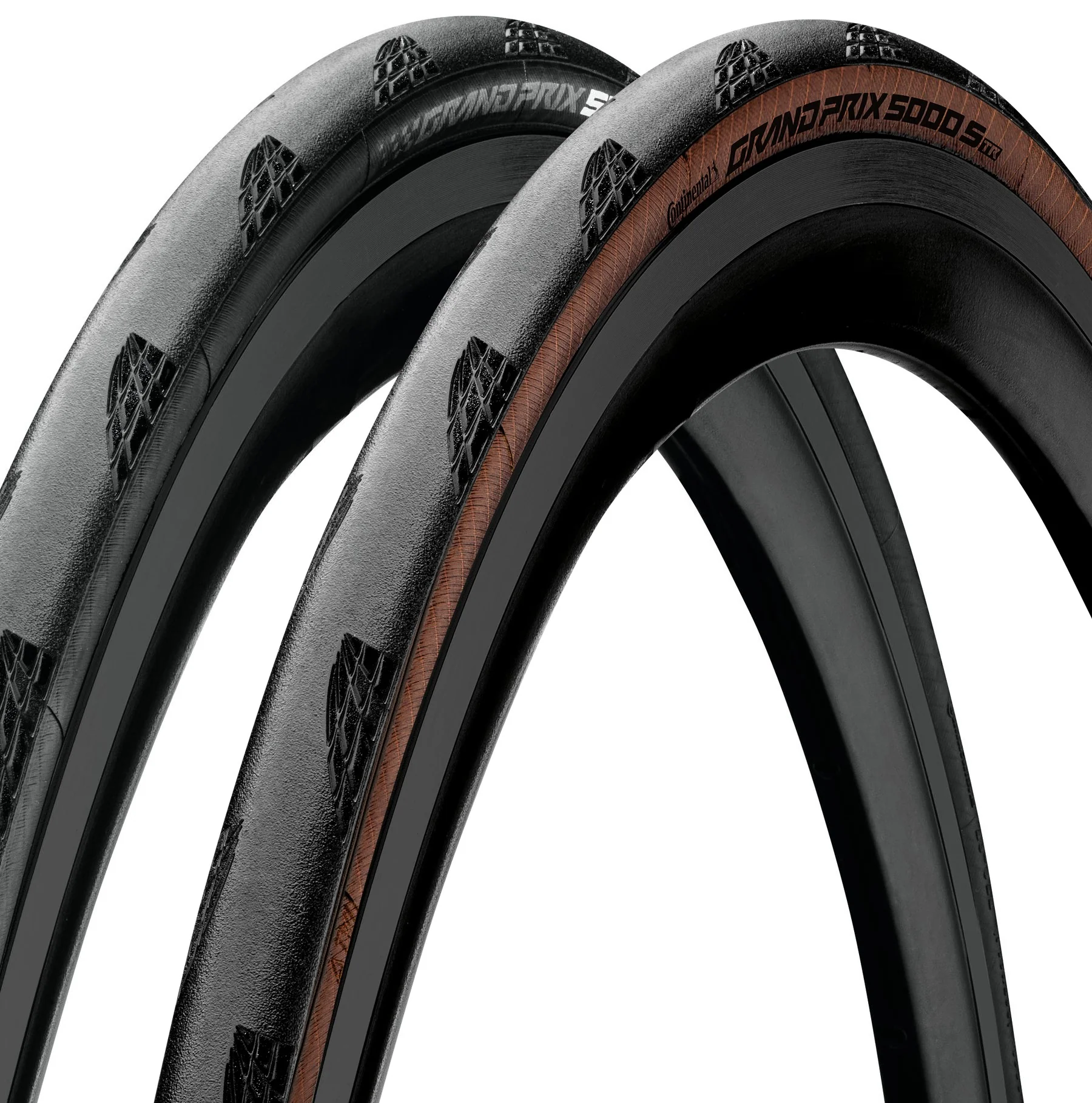 Pneu CONTINENTAL GRAND PRIX 5000 S TR 700c Tubeless Ready Marron - Image 5