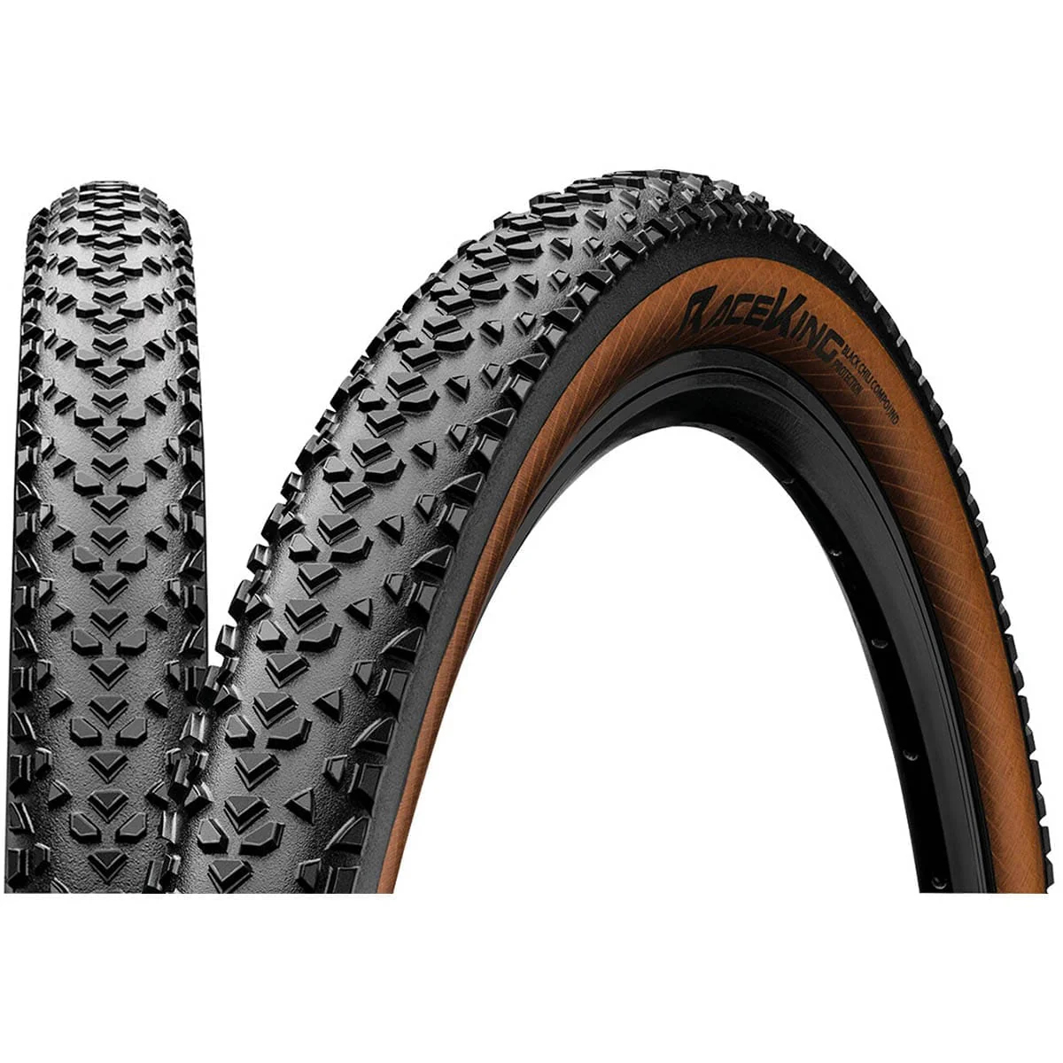 Pneu CONTINENTAL RACE KING 27.5x2.20 ProTection Tubeless Ready Souple Marron
