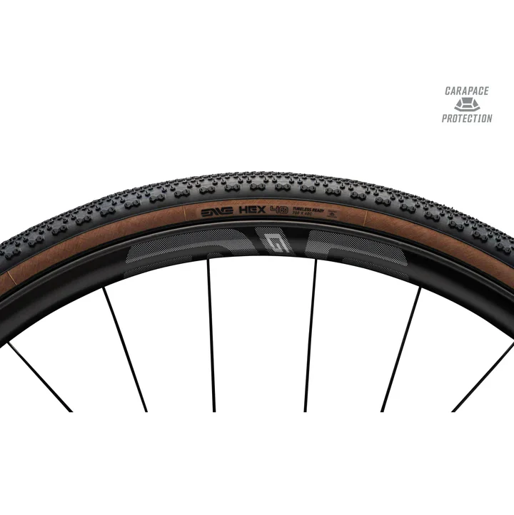 Pneu ENVE HEX CARAPACE 700x40c Tubeless Ready Beige - Image 2
