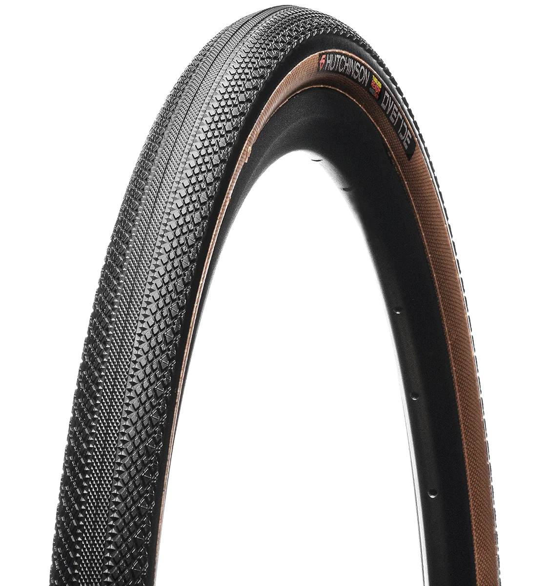 Pneu HUTCHINSON OVERIDE 700x45c Hardskin Tubeless Ready Beige