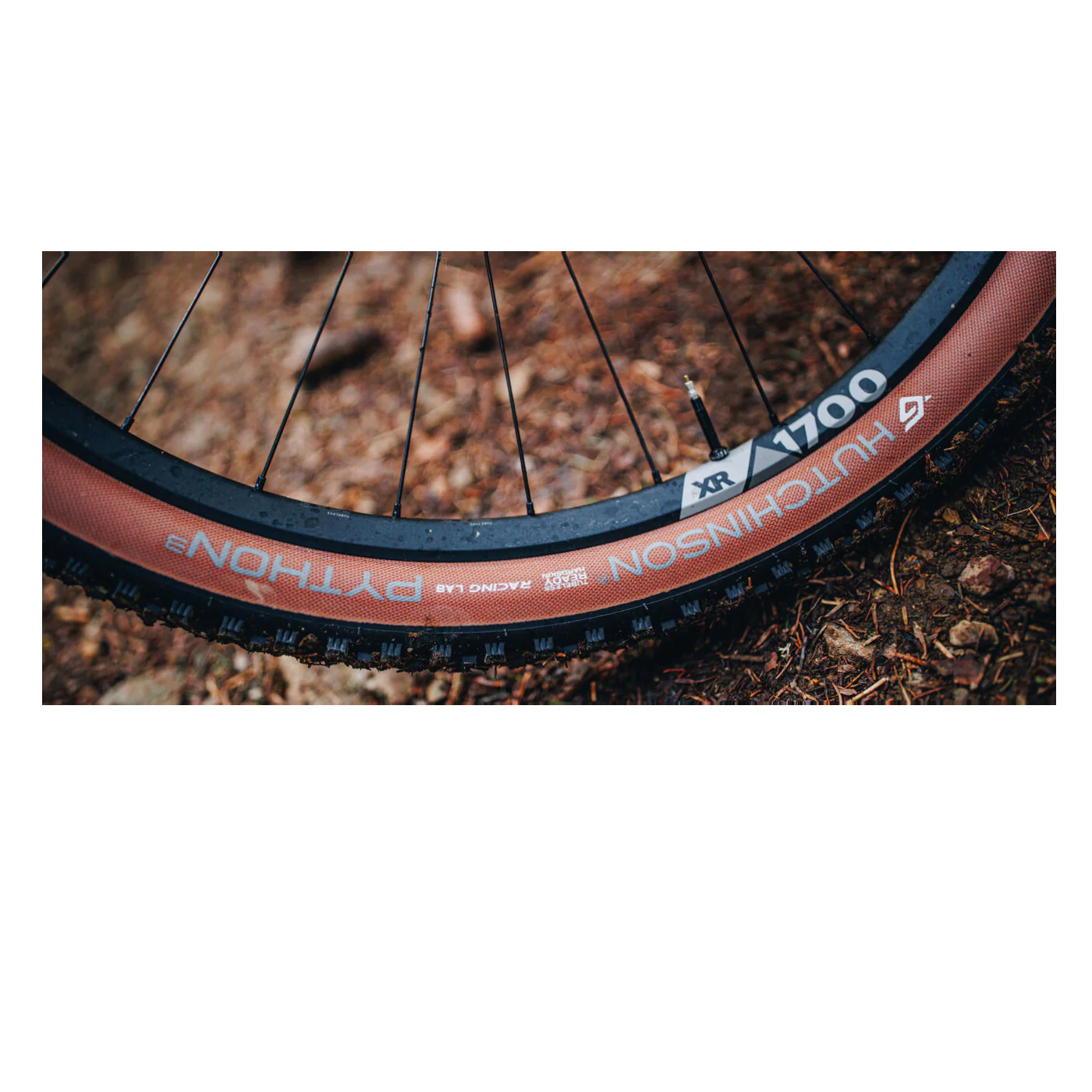 Pneu HUTCHINSON PYTHON 3 29x2.40 Racing Lab Hardskin Race Ripost XC Tubeless Ready Souple Marron - Image 3