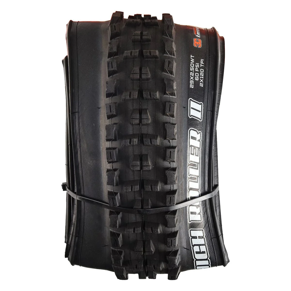 Pneu MAXXIS HIGH ROLLER II 29x2.50 WT Double Down 3C MaxxTerra Tubeless Ready Souple Noir - Image 2
