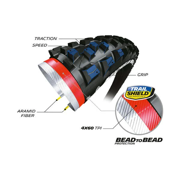 Pneu MICHELIN WILD AM Performance LIne 26x2.25 Tubeless Ready Souple - Image 4