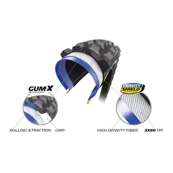 Pneu MICHELIN WILD AM2 Competition Line 29x2.40 Tubeless Ready Souple - Image 4