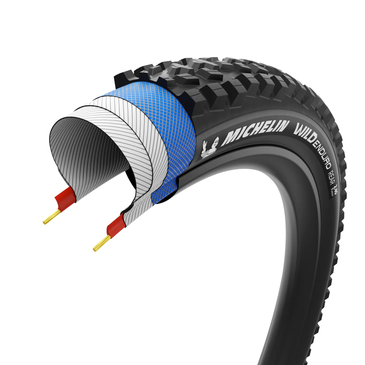 Pneu MICHELIN WILD ENDURO REAR Performance Line 29x2.40 Tubeless Ready Souple Noir - Image 4
