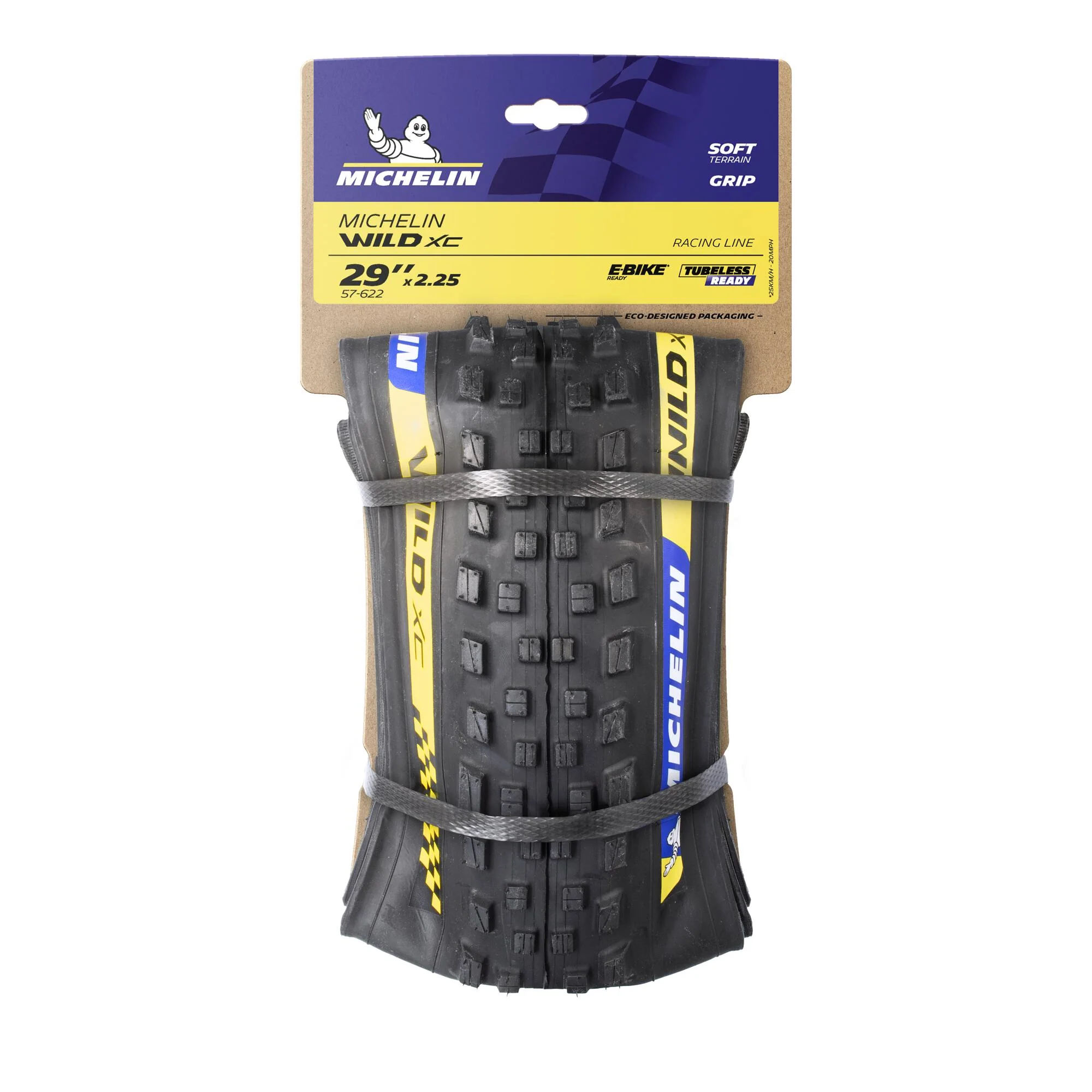 Pneu MICHELIN WILD XC Racing Line 29x2.35 Tubeless Ready Souple - Image 4