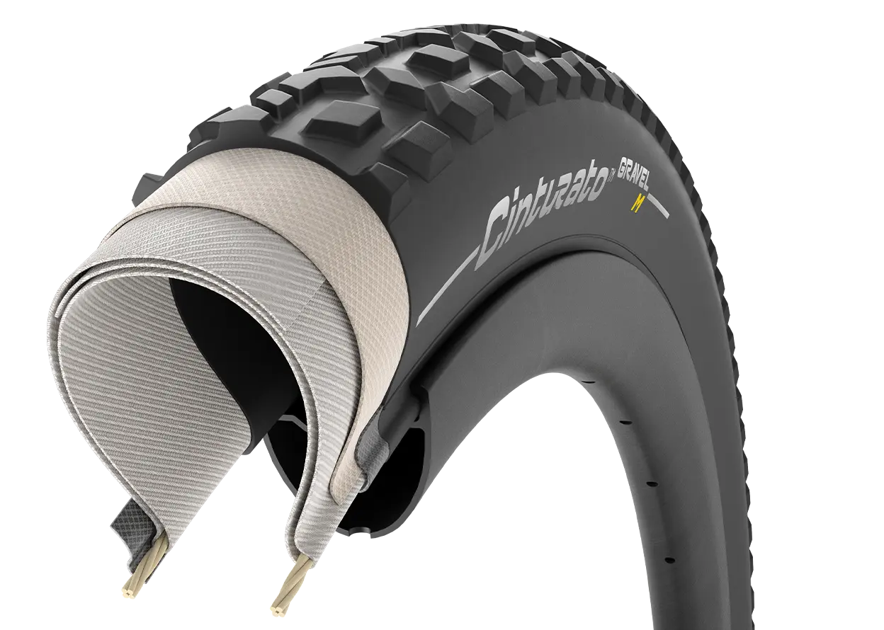 Pneu PIRELLI CINTURATO GRAVEL M 700x50c Tubeless Ready Classic Beige - Image 4