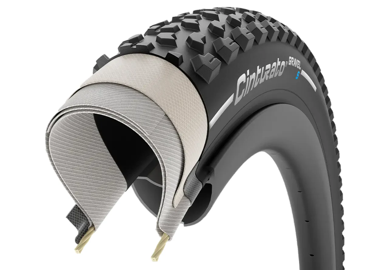 Pneu PIRELLI CINTURATO GRAVEL S 700x40c Tubeless Ready Classic Beige - Image 4