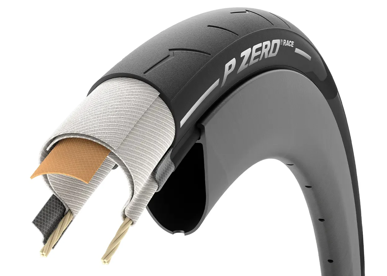Pneu PIRELLI P ZERO RACE 700c TubeType Orange - Image 4