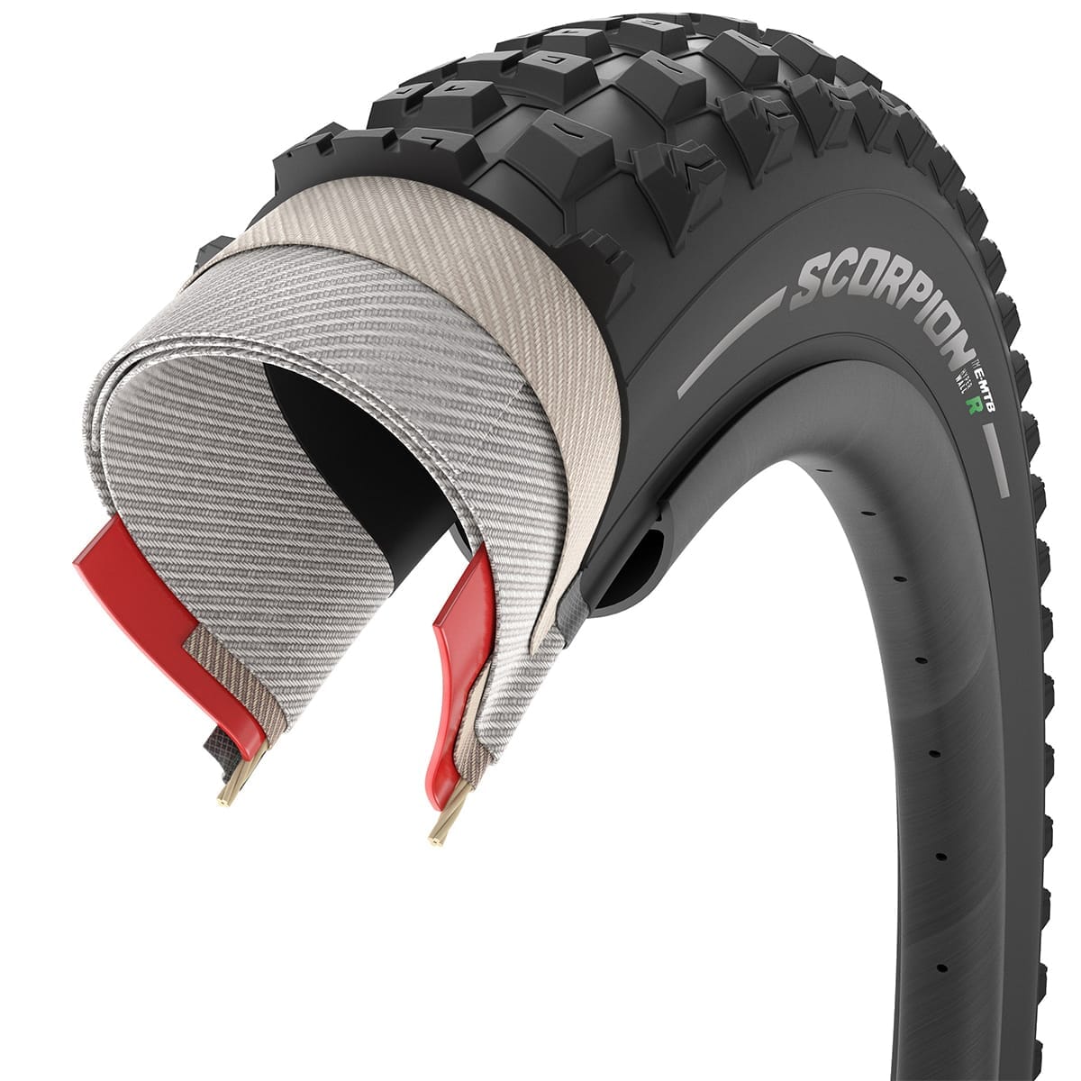 Pneu PIRELLI SCORPION E-MTB R 27.5x2.80 HyperWall Tubeless Ready Souple 4130600 - Image 3