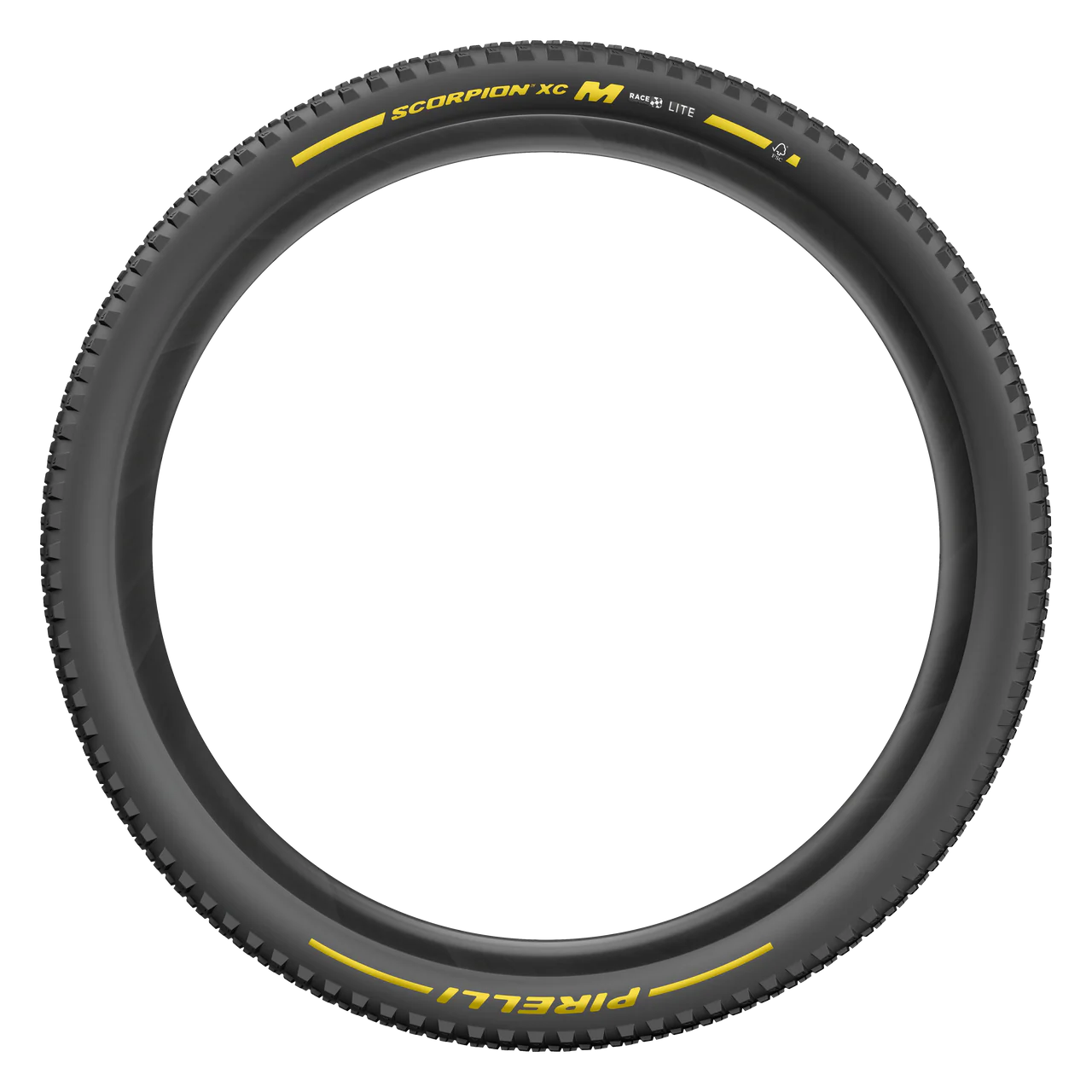 Pneu PIRELLI SCORPION RACE XC M Lite 29x2.40 Tubeless Ready Souple Noir/Jaune Team Edition - Image 2