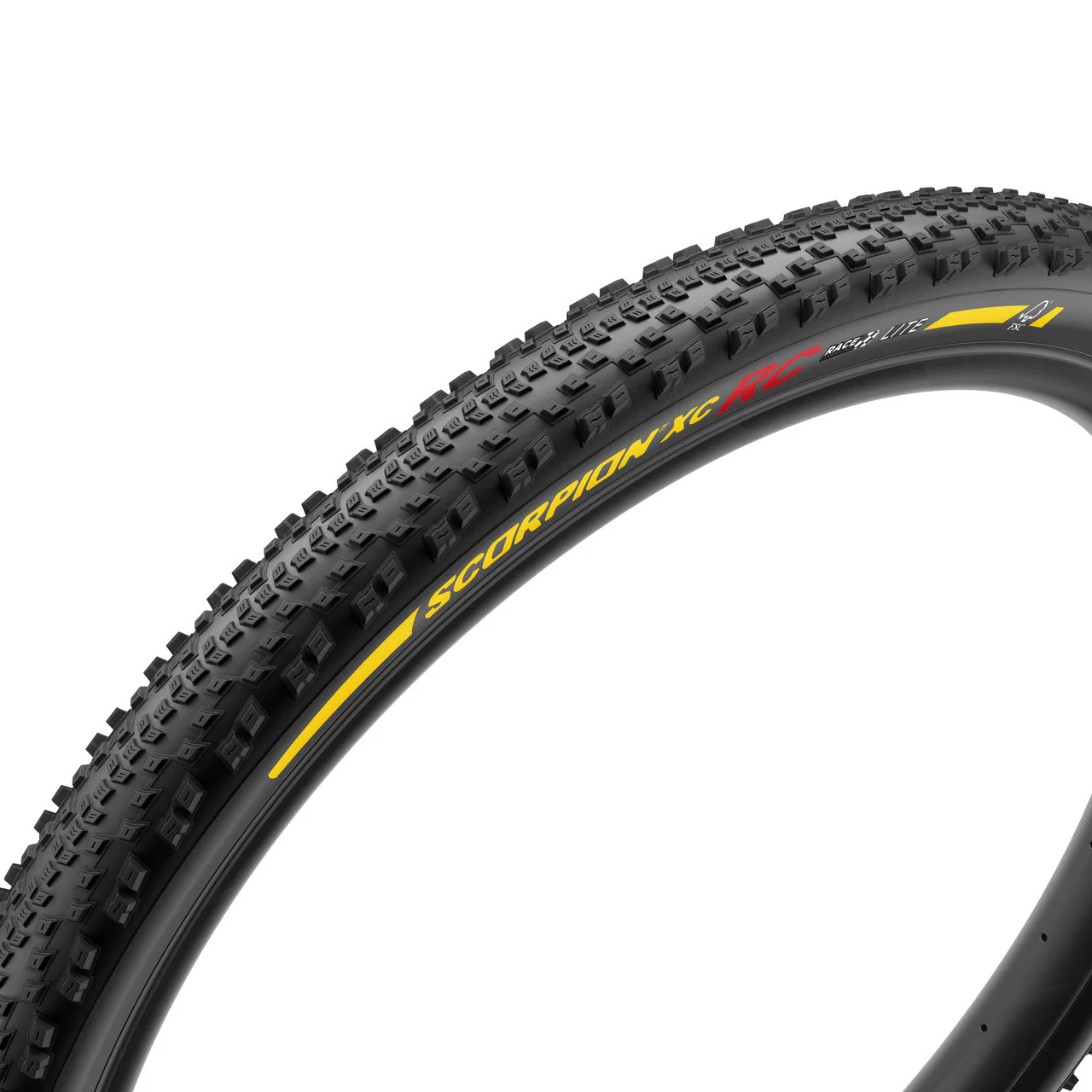 Pneu PIRELLI SCORPION RACE XC RC Lite 29x2.40 Tubeless Ready Souple Noir/Jaune Team Edition - Image 3