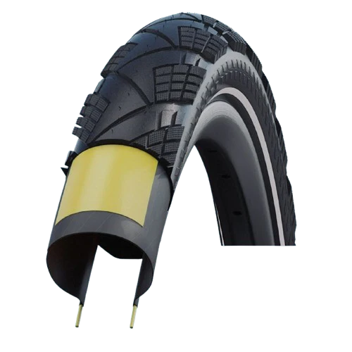 Pneu SCHWALBE MARATHON EFFICIENCY 700x50 ADDIX V-Guard Reflex TubeType Souple Noir