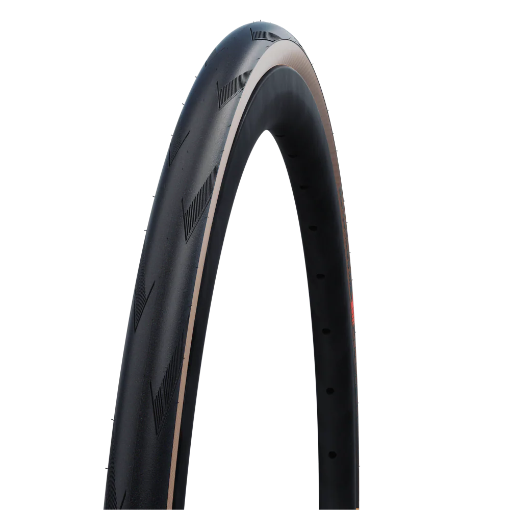Pneu SCHWALBE PRO ONE ADDIX Race Super Race V-Guard 700c Tubeless Ready Beige