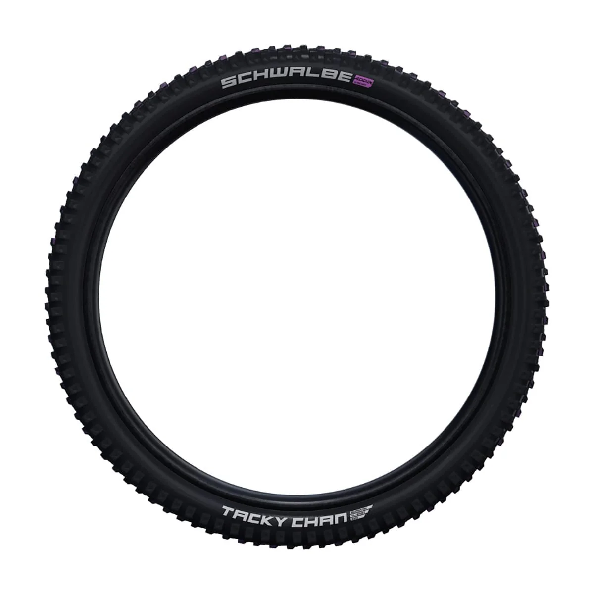 Pneu SCHWALBE TACKY CHAN 27.5x2.40 ADDIX ULTRASOFT SUPERDOWNHILL Tubeless Ready Souple Noir - Image 3