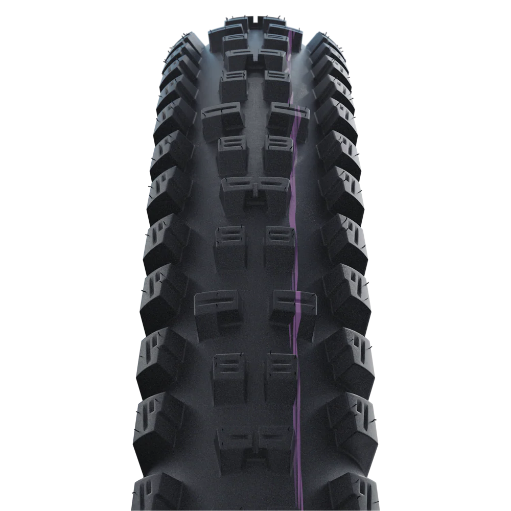Pneu SCHWALBE TACKY CHAN 29x2.40 ADDIX ULTRASOFT SUPERGROUND Tubeless Ready Souple - Image 2