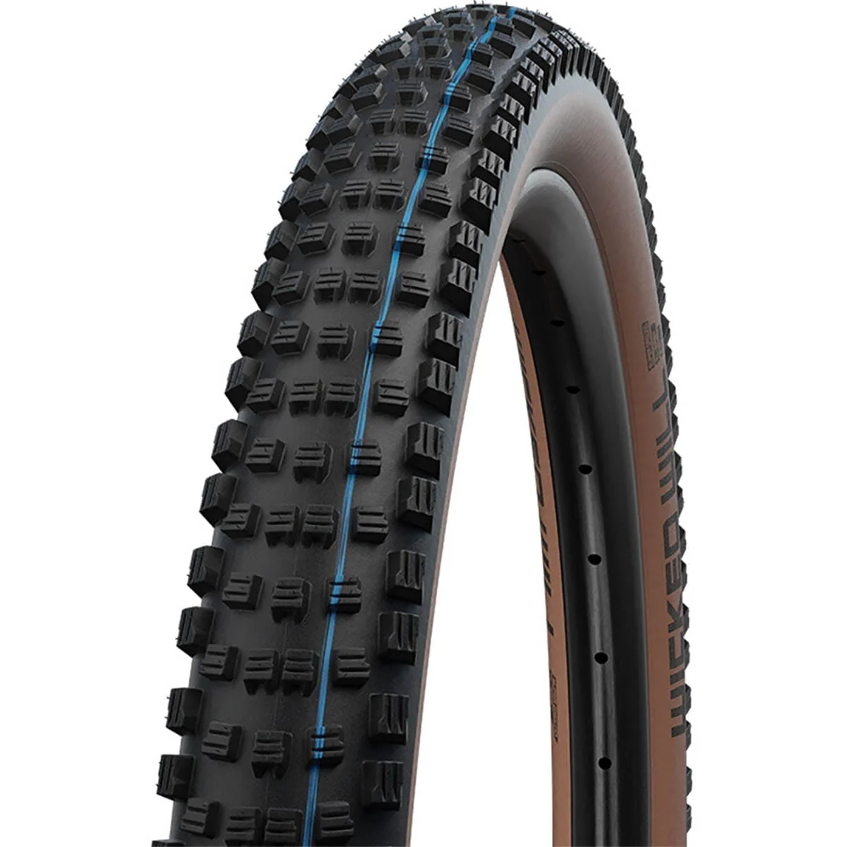 Pneu SCHWALBE WICKED WILL 27.5x2.40 ADDIX SPEEDGRIP SUPERGROUND Tubeless Souple Marron